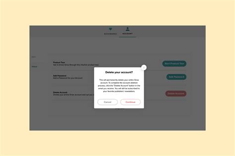 Deleting Your Grow Account – Grow.